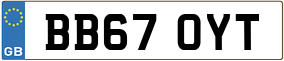 Truck License Plate